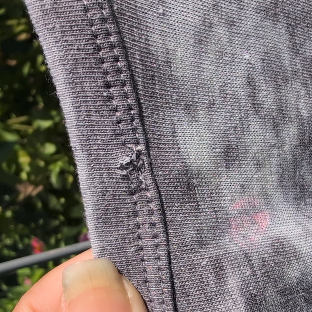EXPRESS Heather Gray Cold Shoulder Tank Top - Picture 9 of 10